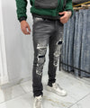 JEANS SKINNY GREY