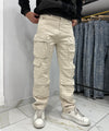 JEANS CARGO BEIGE